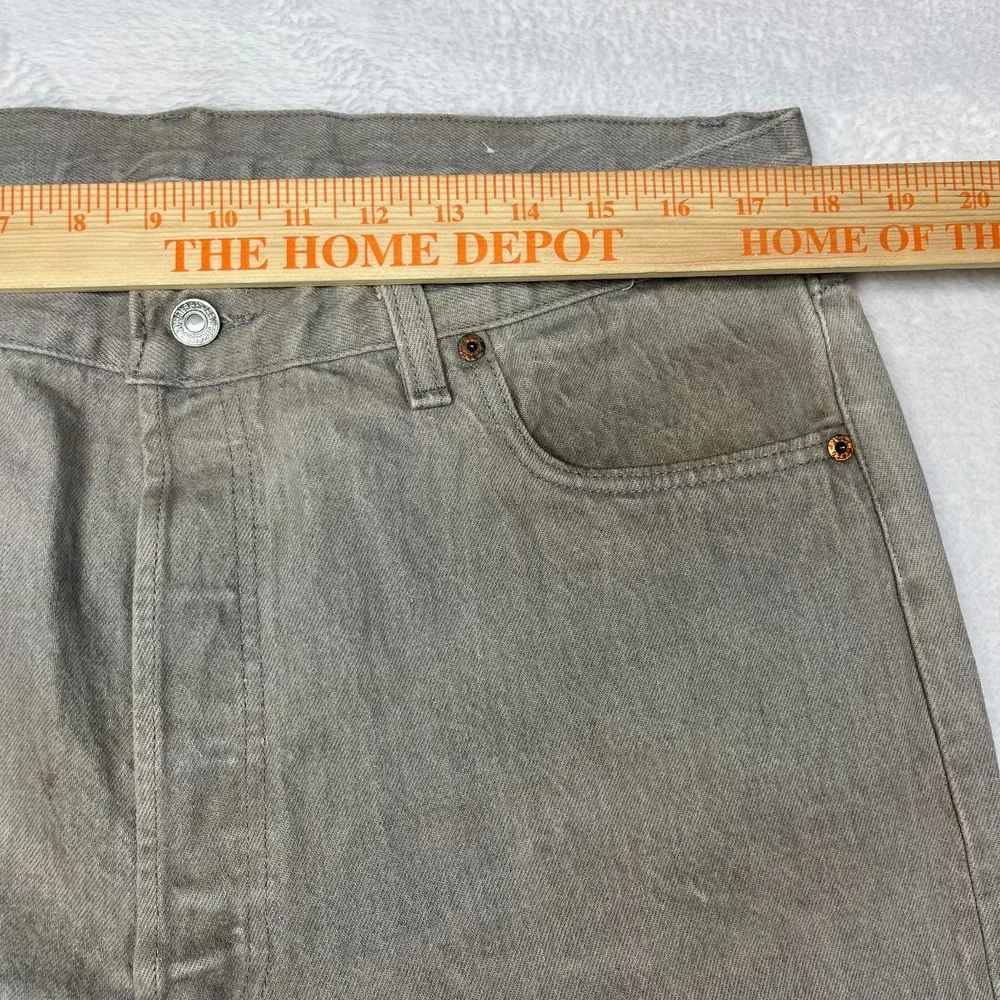 Vintage Levi's Button Fly Jeans Men's Gray Denim Classic Pockets‎ Y2K - 36X30.5